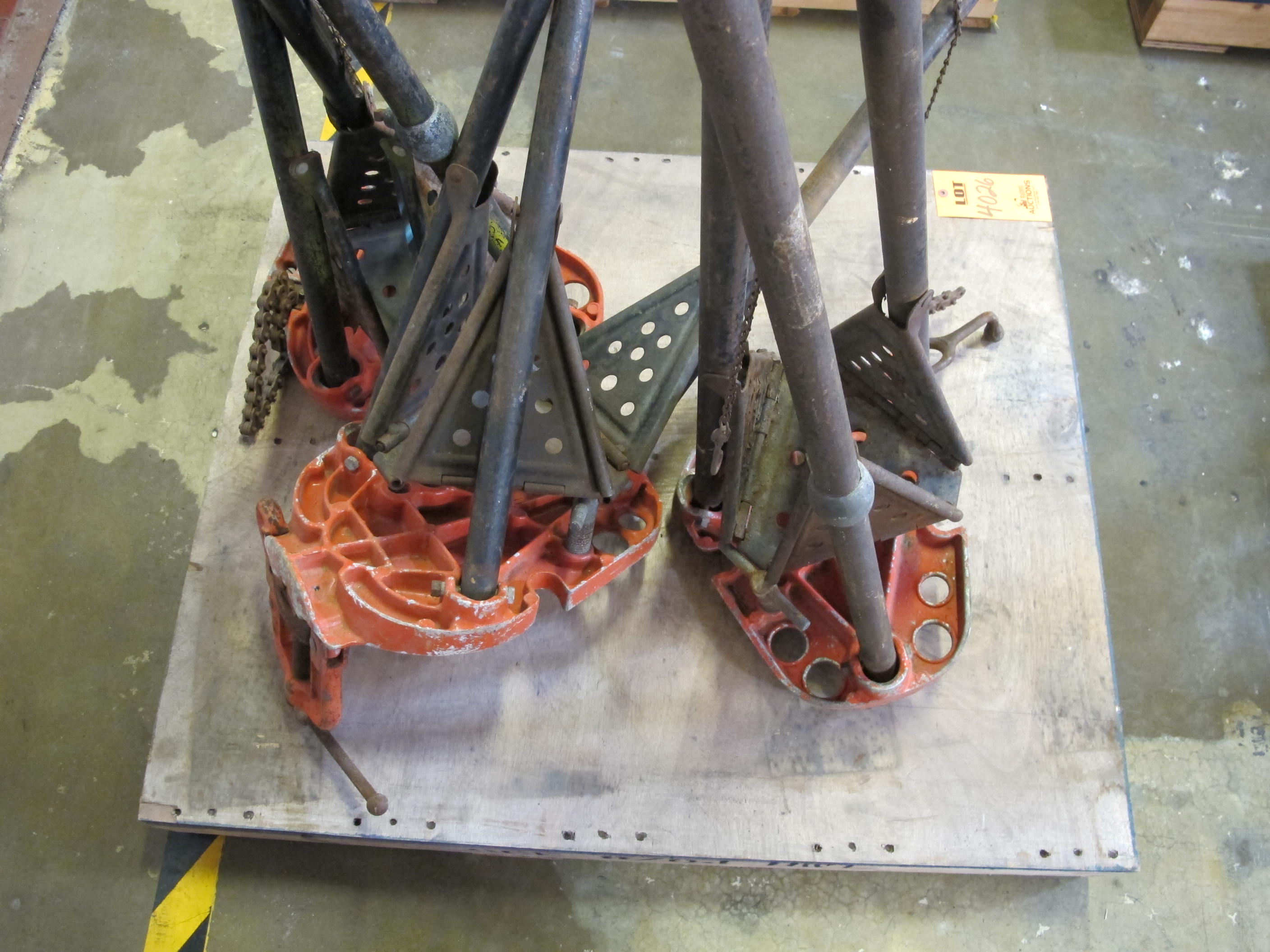 (3) RIDGID TRI-STANDS. LOADING & HANDLING FEE $15-4026